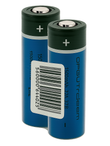 Аккумулятор 18650 3.7v 1500мАч, высокотоковый 22А выпуклый пин, 2шт Орбита